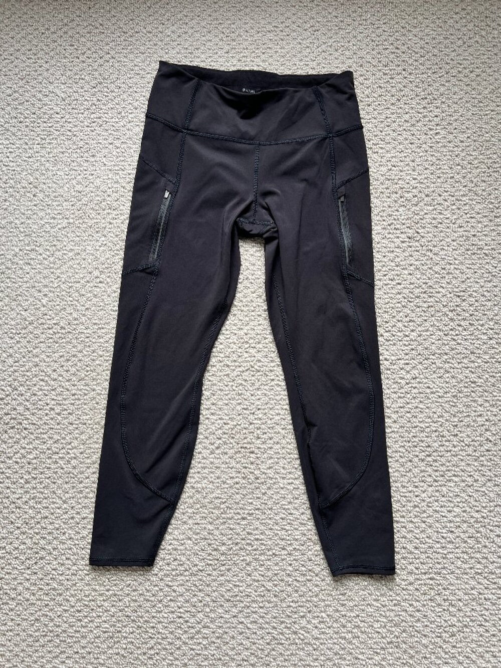 Athleta Rainier Leggings, Black, Medium